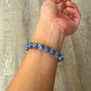 Natural bluespot Jasper new with tag